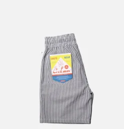 COOKMAN Shorts<Chef Short Seersucker Navy