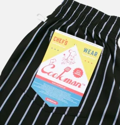 COOKMAN Shorts<Chef Short Stripe Black