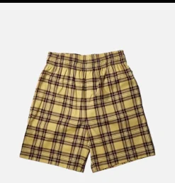 COOKMAN Shorts<Chef Short Tartan Beige