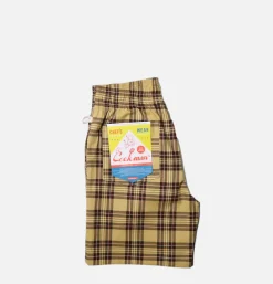 COOKMAN Shorts<Chef Short Tartan Beige