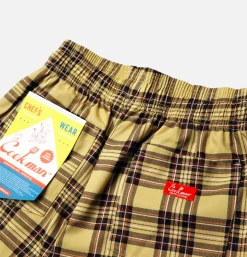 COOKMAN Shorts<Chef Short Tartan Beige