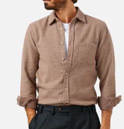 PORTUGUESE FLANNEL Chemises<Chemise Abstract Brown