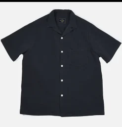 PORTUGUESE FLANNEL Chemises<Chemise Atlantico Camp Navy
