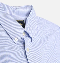 PORTUGUESE FLANNEL Chemises<Chemise Atlantico Stripe Bleue