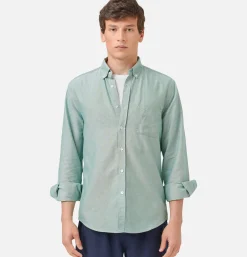 PORTUGUESE FLANNEL Chemises<Chemise Belavista Green