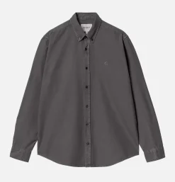 CARHARTT WIP Chemises<Chemise Bolton Graphite Noire