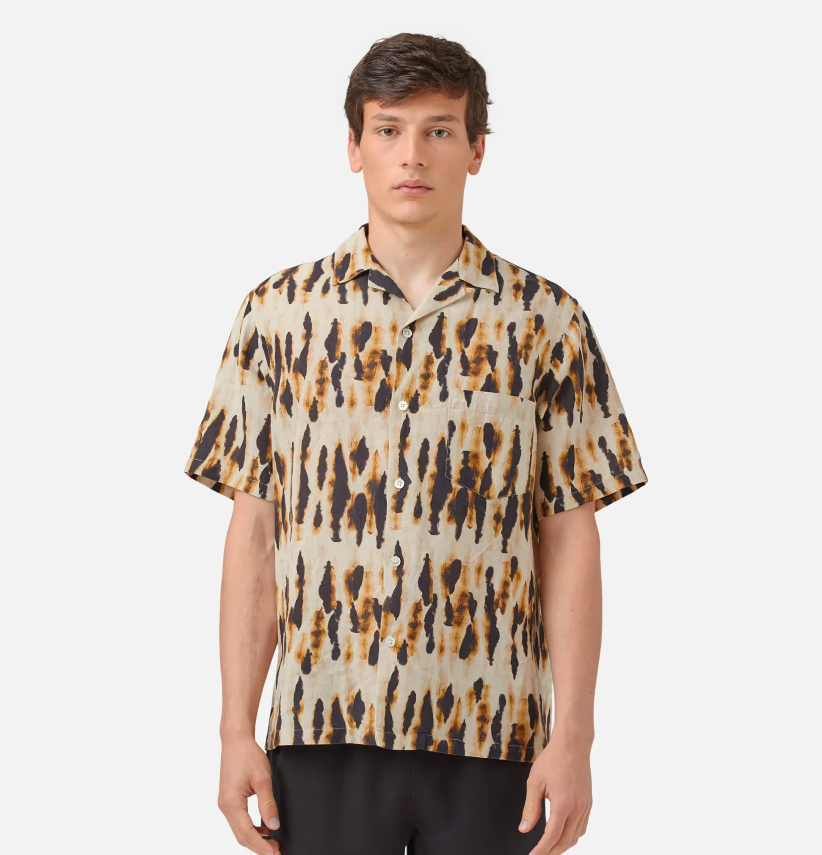 PORTUGUESE FLANNEL Chemises<Chemise Borra Mustard