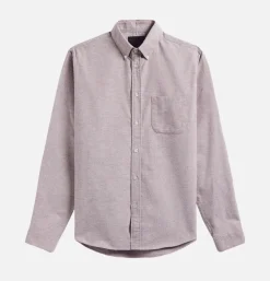 PORTUGUESE FLANNEL Chemises<Chemise Brushed Oxford Bordeaux