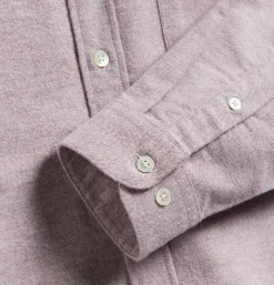 PORTUGUESE FLANNEL Chemises<Chemise Brushed Oxford Bordeaux