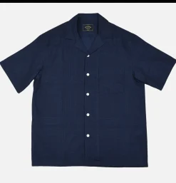 PORTUGUESE FLANNEL Chemises<Chemise Classic Paisley Blue