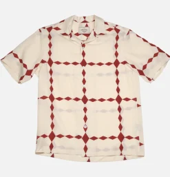 PORTUGUESE FLANNEL Chemises<Chemise Diamonds Ecru