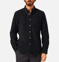 PORTUGUESE FLANNEL Chemises<Chemise Lobo Black