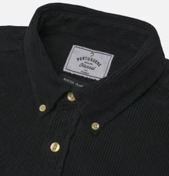 PORTUGUESE FLANNEL Chemises<Chemise Lobo Black