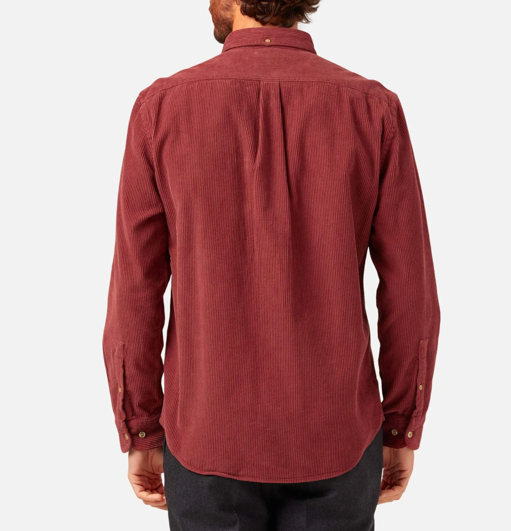 PORTUGUESE FLANNEL Chemises<Chemise Lobo Cord Bordeaux