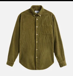 PORTUGUESE FLANNEL Chemises<Chemise Lobo Olive