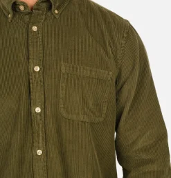PORTUGUESE FLANNEL Chemises<Chemise Lobo Olive
