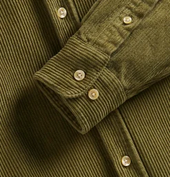 PORTUGUESE FLANNEL Chemises<Chemise Lobo Olive