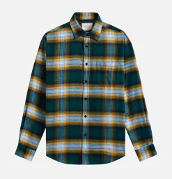 PORTUGUESE FLANNEL Chemises<Chemise Lousa Green