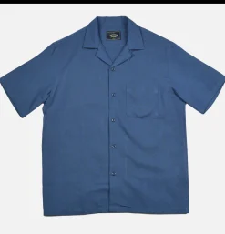 PORTUGUESE FLANNEL Chemises<Chemise Message Blue