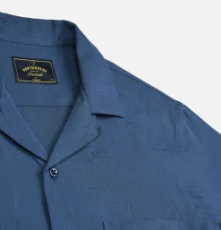 PORTUGUESE FLANNEL Chemises<Chemise Message Blue