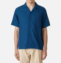 PORTUGUESE FLANNEL Chemises<Chemise Message Blue
