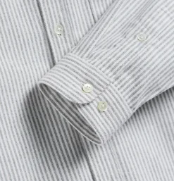 PORTUGUESE FLANNEL Chemises<Chemise Oxford Stripe Green