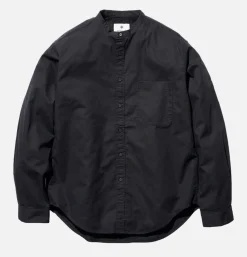 SNOW PEAK Chemises<Chemise Poplin Stand Collar Black