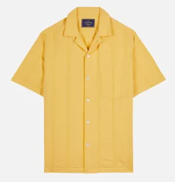 PORTUGUESE FLANNEL Chemises<Chemise Praia Yellow