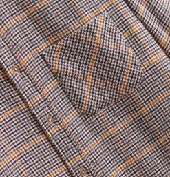 PORTUGUESE FLANNEL Chemises<Chemise Singer Bordeaux