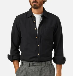 PORTUGUESE FLANNEL Chemises<Chemise Teca Black