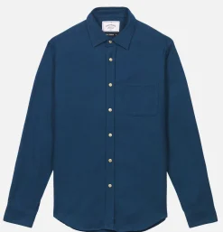 PORTUGUESE FLANNEL Chemises<Chemise Teca French Blue
