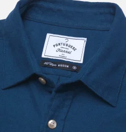 PORTUGUESE FLANNEL Chemises<Chemise Teca French Blue