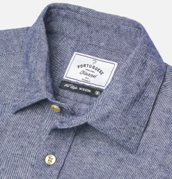 PORTUGUESE FLANNEL Chemises<Chemise Teca Indigo