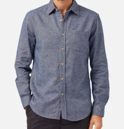 PORTUGUESE FLANNEL Chemises<Chemise Teca Indigo