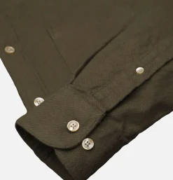 PORTUGUESE FLANNEL Chemises<Chemise Teca Olive