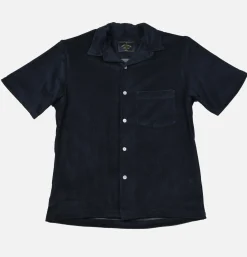 PORTUGUESE FLANNEL Chemises<Chemise Terry Navy