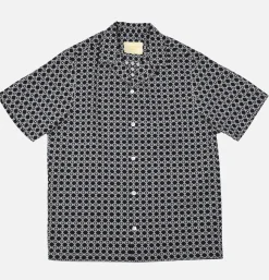 PORTUGUESE FLANNEL Chemises<Chemise Tile White Navy