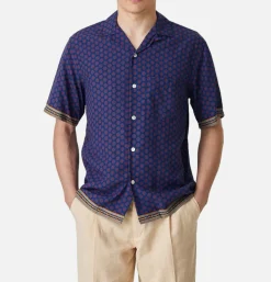 PORTUGUESE FLANNEL Chemises<Chemise Vernon Blue