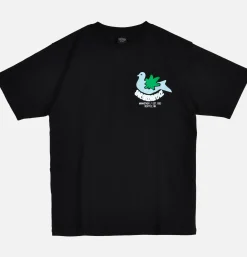 MANASTASH T-shirts<Citee Pigeon Black
