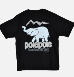 MANASTASH T-shirts<Citee Polepole Black