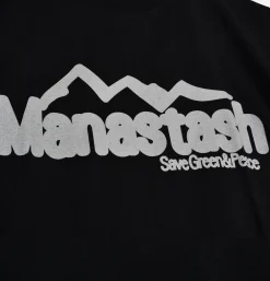 MANASTASH T-shirts<Citee Polepole Black