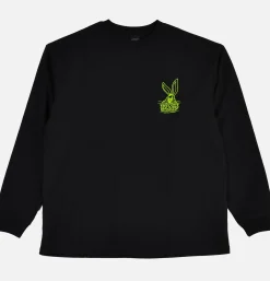 MANASTASH T-shirts<CiTee Rabbit Ls Black