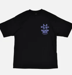MANASTASH T-shirts<Citee Salmon Black