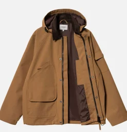 CARHARTT WIP Vestes<Clarton Jacket Hamilton Brown