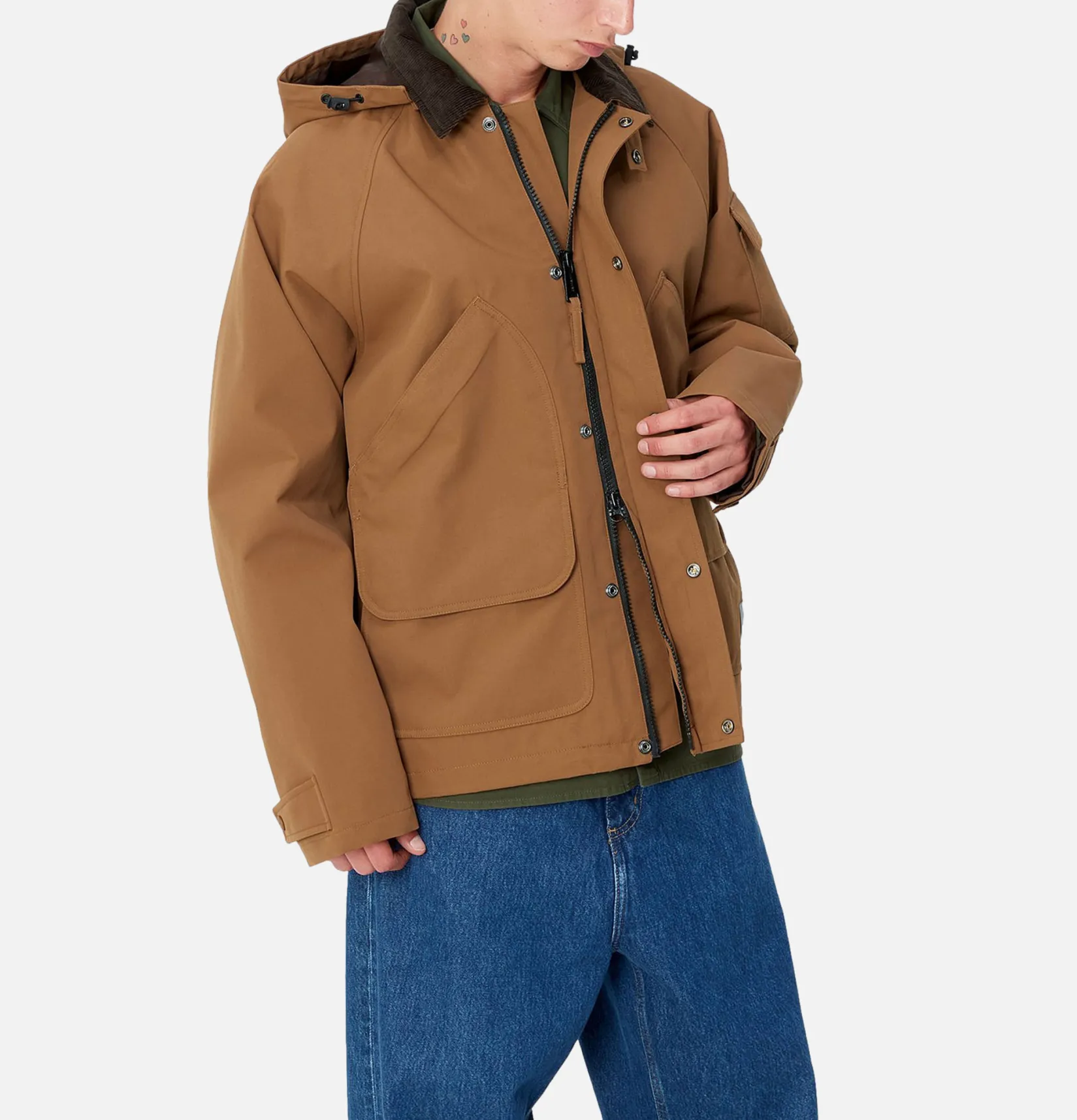 CARHARTT WIP Vestes<Clarton Jacket Hamilton Brown