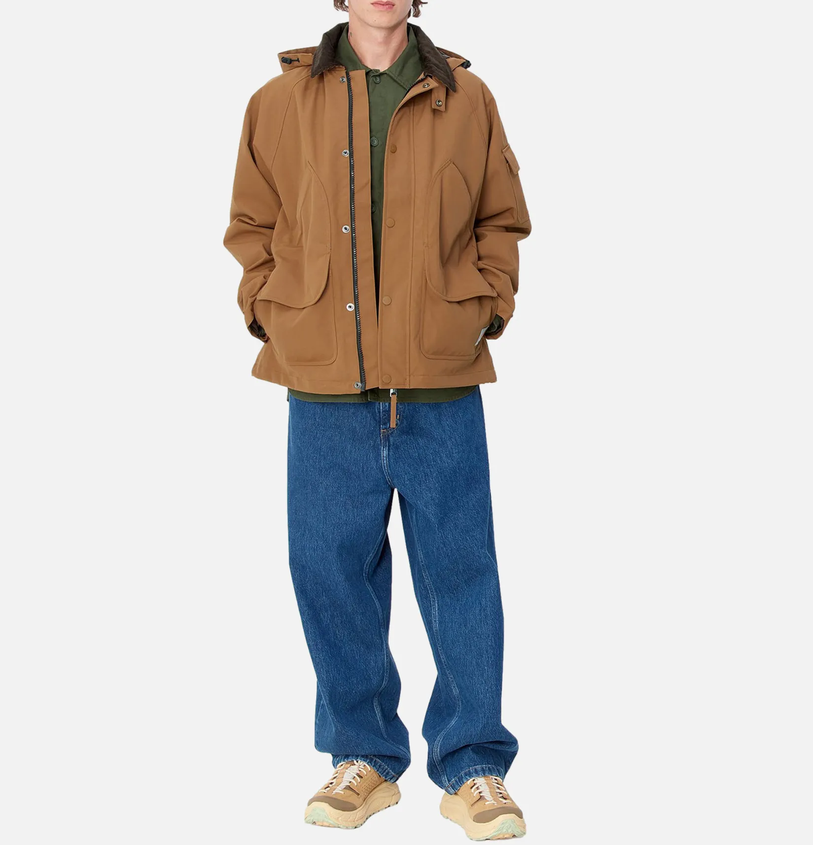 CARHARTT WIP Vestes<Clarton Jacket Hamilton Brown