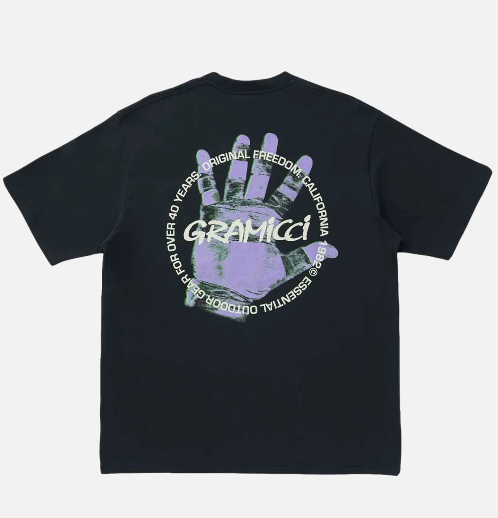 GRAMICCI T-shirts<Climbers Hand Tee Vintage Noir