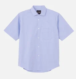 GOLDWIN Chemises<Comfortable S/s Shirt Saxe