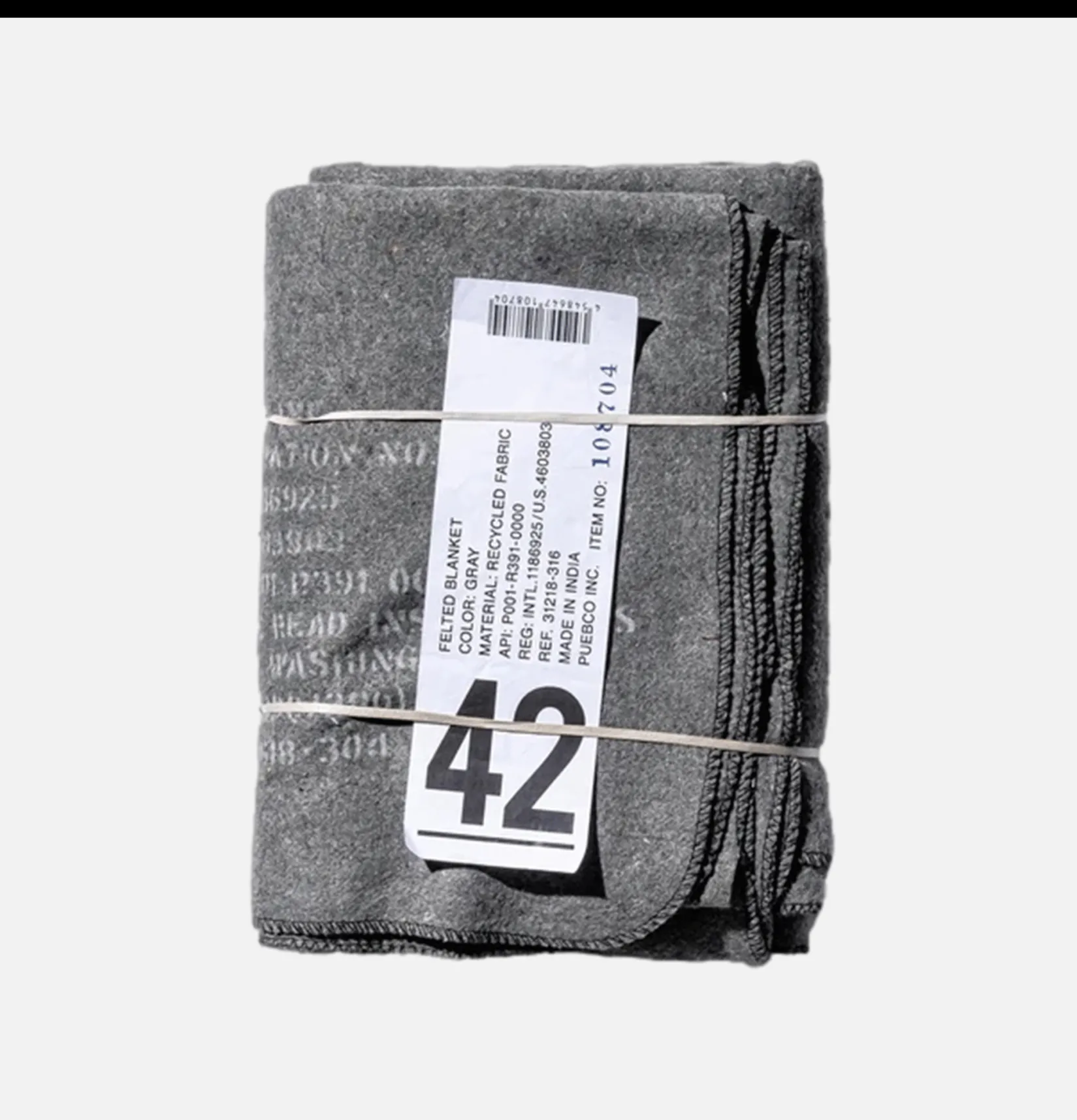PUEBCO Maison<Couverture Coton Grise