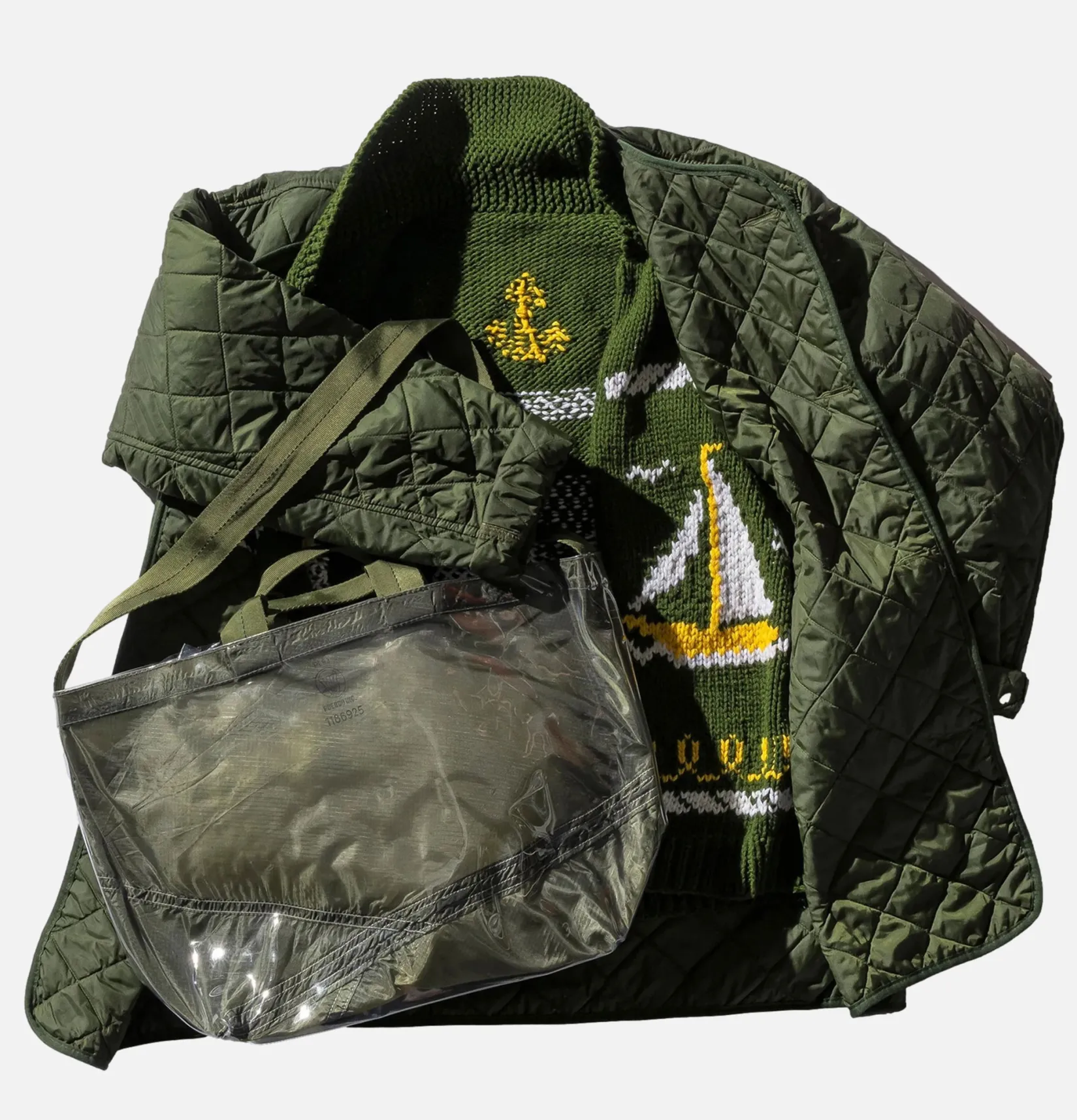 PUEBCO Sacs Bandoulière<Covered Parachute Shoulder Olive